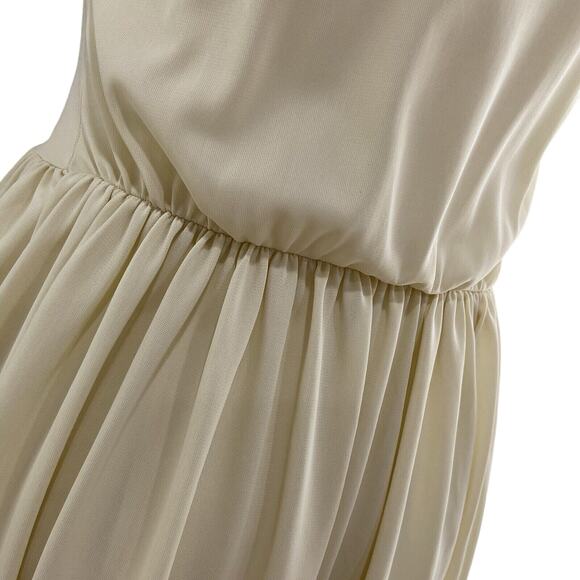 Vintage 50s Pinehurst Lingerie Green Nylon Lacy Chiffon Pinup Nightgown Size 32 - Picture 7 of 10